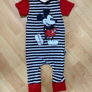 COPY - Rags Retro Mickey Mouse Short Sleeved Romper